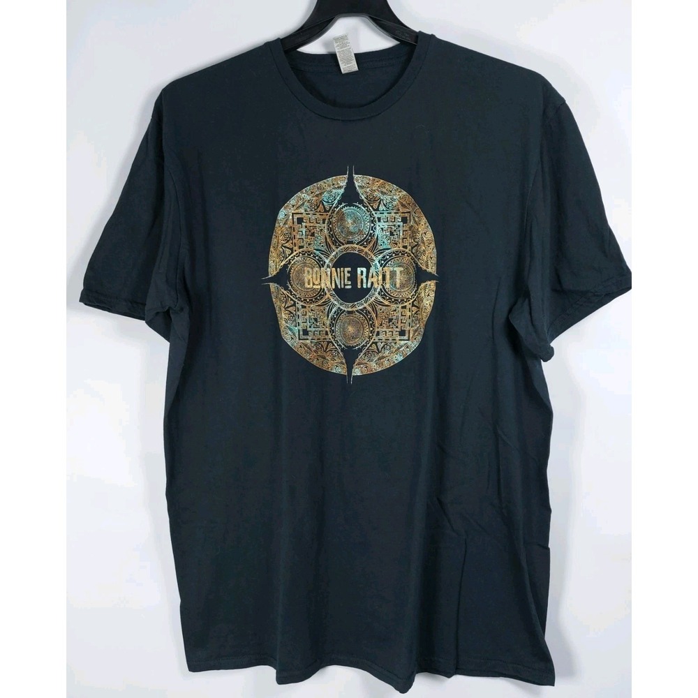 Bonnie Raitt Tour Shirt Sz 2XL Official Merchandise Black Graphic Print Short Sl